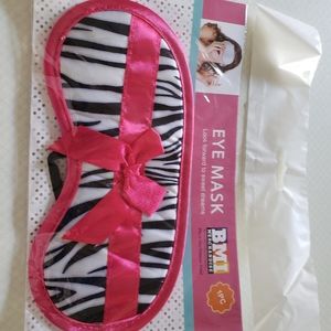 New BMI Zebra Print Sleepytime Eye Mask